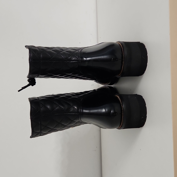 Ron White Quilted Black Leather boots - Picture 4 of 6